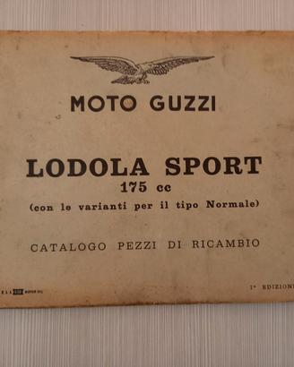 Manuale Ricambi GUZZI LODOLA SPORT 175 1° EDIZ 58