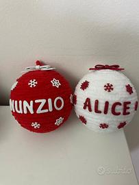 Palline di Natale personalizzate  9cm