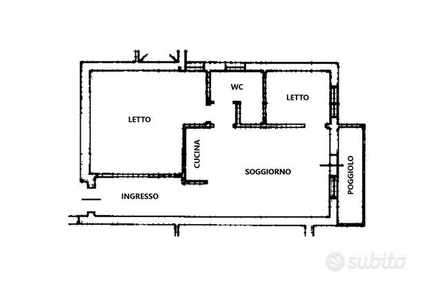 Appartamento trilocale (sub 16) con garage