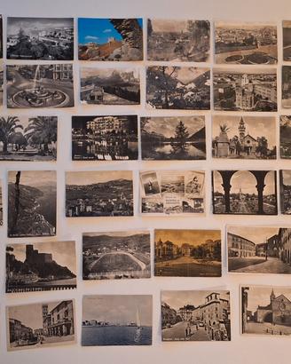 Lotto 35 Cartoline d'Epoca Viaggiate e Non - Rare