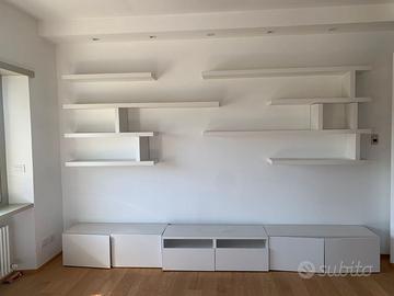 Parete soggiorno IKEA completa – mobile TV