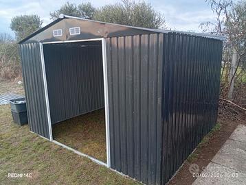 Casetta metallo giardino 3x3  box garage