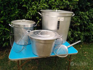 Pentole alluminio per salsa pomodoro e accessori 
