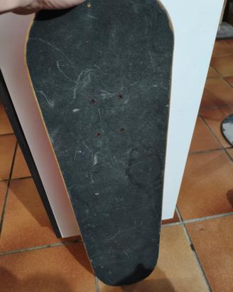 Skateboard completo vintage - Grafica rossa con lo