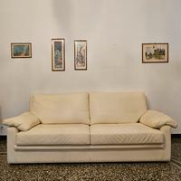 Divano in pelle 3 posti