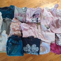 set vestiti bambina 0-12 mesi (circa una ventina)