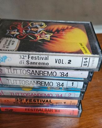 cassette stereo 7 Sanremo e Festivalbar