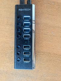 Hub USB 3.0 Alimentato a 7 Porte RSHTECH
