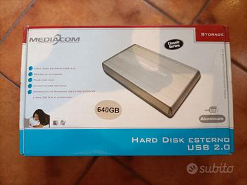 Hard Disk Esterno 640GB