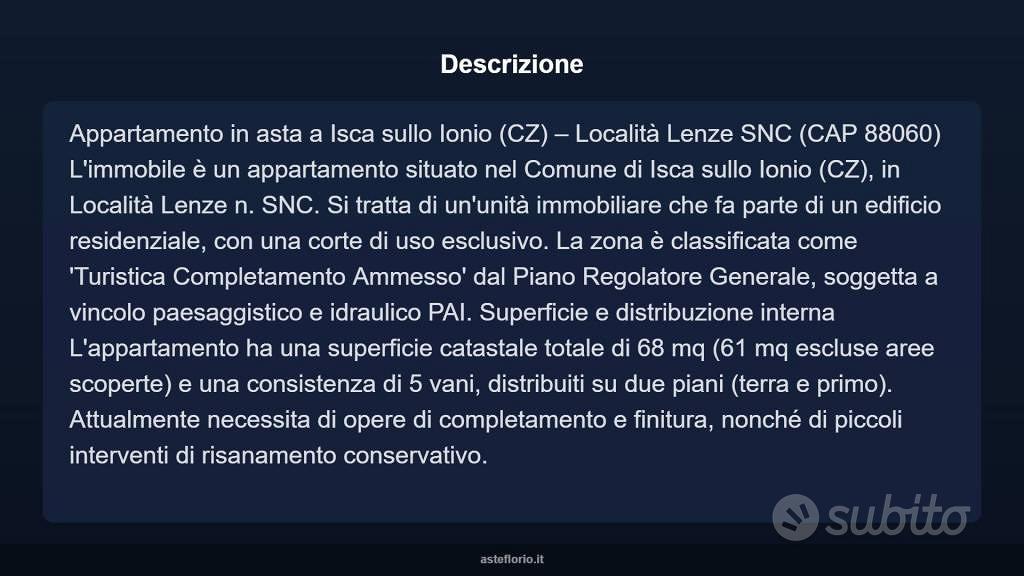 Appartamento – Isca sullo Ionio, Isca Marina - Vista 4