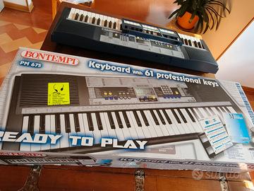 tastiera Bontempi pm675 tastiera con 61 tasti comp