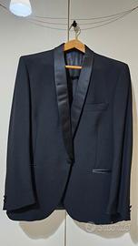 Abito vestito elegante smoking nero 54