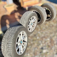 CERCHI IN LEGA BMW F31 7J x 16 CON GOMME INVERNALI