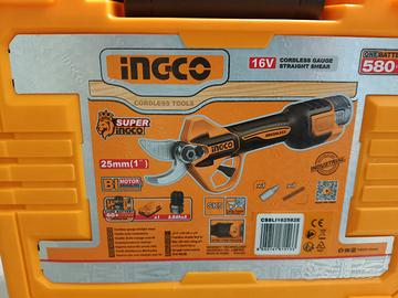 Cesoia potatura Batteria INGCO 16v 
