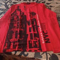 MAGLIETTA COTONE ROSSA SISLEY