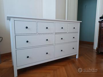 Hemnes - Cassettiera con 8 cassetti 