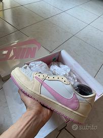 Air Jordan 1 Low x Travis Scott Shy Pink