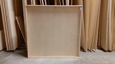 Scatola in legno di abete e plexiglass