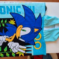 accappatoio /asciugamano bambini sonic