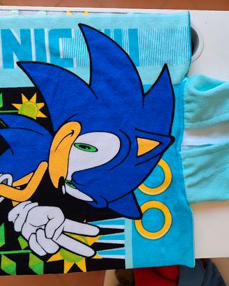 accappatoio /asciugamano bambini sonic