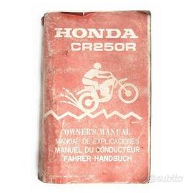 Manuale Honda CR 250 R del 1983