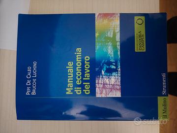 Manuale di economia del lavoro" di Pepi De Caleo