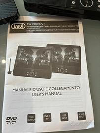 Lettore dvd portatile tw 7009 dvt