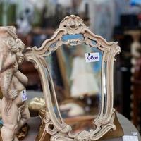 Specchio Piccolo Stile Classico Bianco – 24329