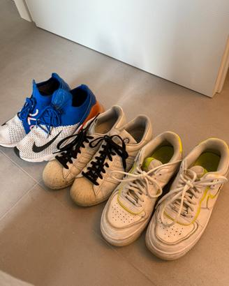 Scarpe da hinnastica Nike Adidas