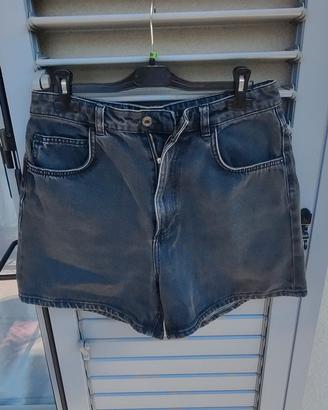 Shorts jeans zara vita alta TG 40 IT