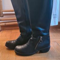 stivali Fly London neri donna