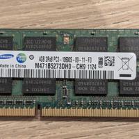 Banco di RAM Samsung 4GB per Laptop Dell XPS 502L
