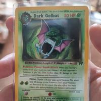 carta Pokémon dark golbat olografica