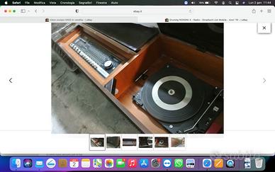 Grundig Rossini 4 Radio Giradischi anni'70