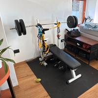Panca piana home gym completa