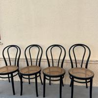 Sedie legno impagliate a mano