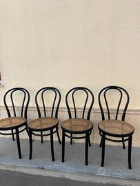 Sedie legno impagliate a mano