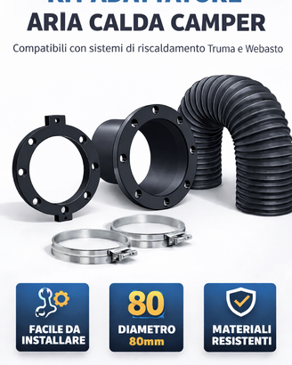 ADATTATORE ARIA CALDA CAMPER – UNIVERSALE