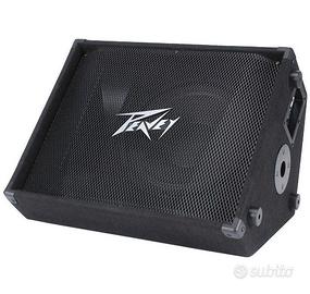 2 Casse monitor "Peavey" e 2 treppiedi