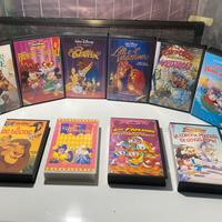 Vhs disney e cartoni animati vari