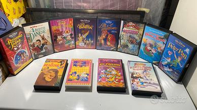 Vhs disney e cartoni animati vari
