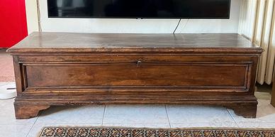 Cassapanca antica legno massello