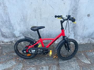 Bici bambino 4/6 anni 16” racing 900 rossa