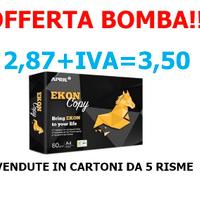 risme di carta A4 80gr ultra bianca risma da 500fg