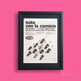 Pubblicità originale auto vintage Magneti Marelli