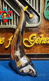 Corno portafortuna artigianale in ceramica