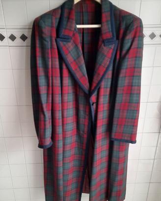 Vestaglia da donna in fresco di lana scozzese