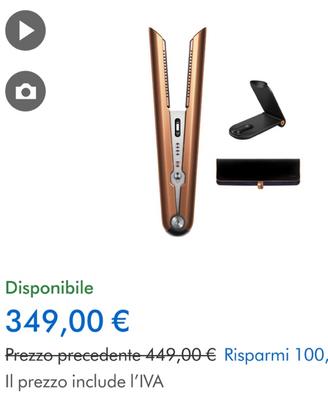 Piastra per capelli