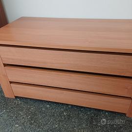 cassettiera tre cassetti