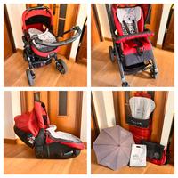 Ovetto/Navicella/Passeggino Janè con accessori